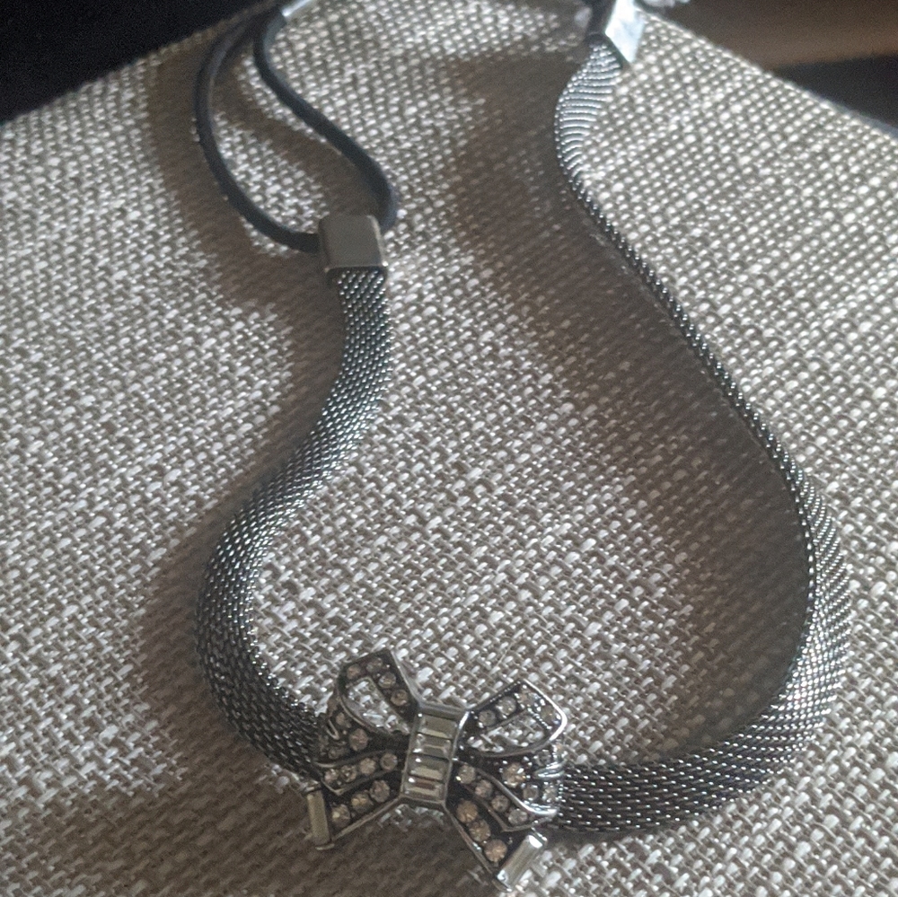 Art deco bow headband/necklace